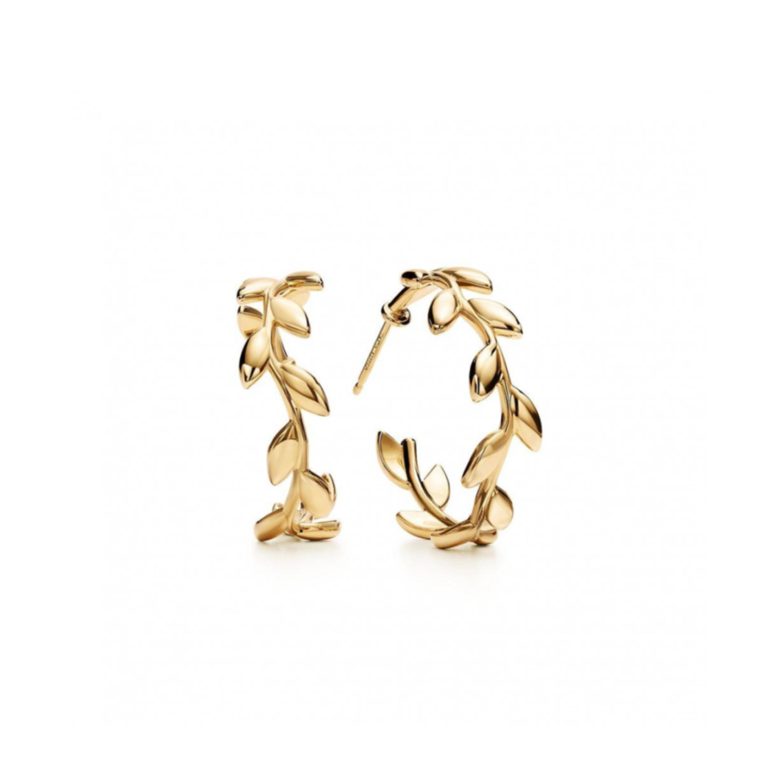 TIFFANY PALOMA PICASSO® OLIVE LEAF HOOP EARRINGS 60571996